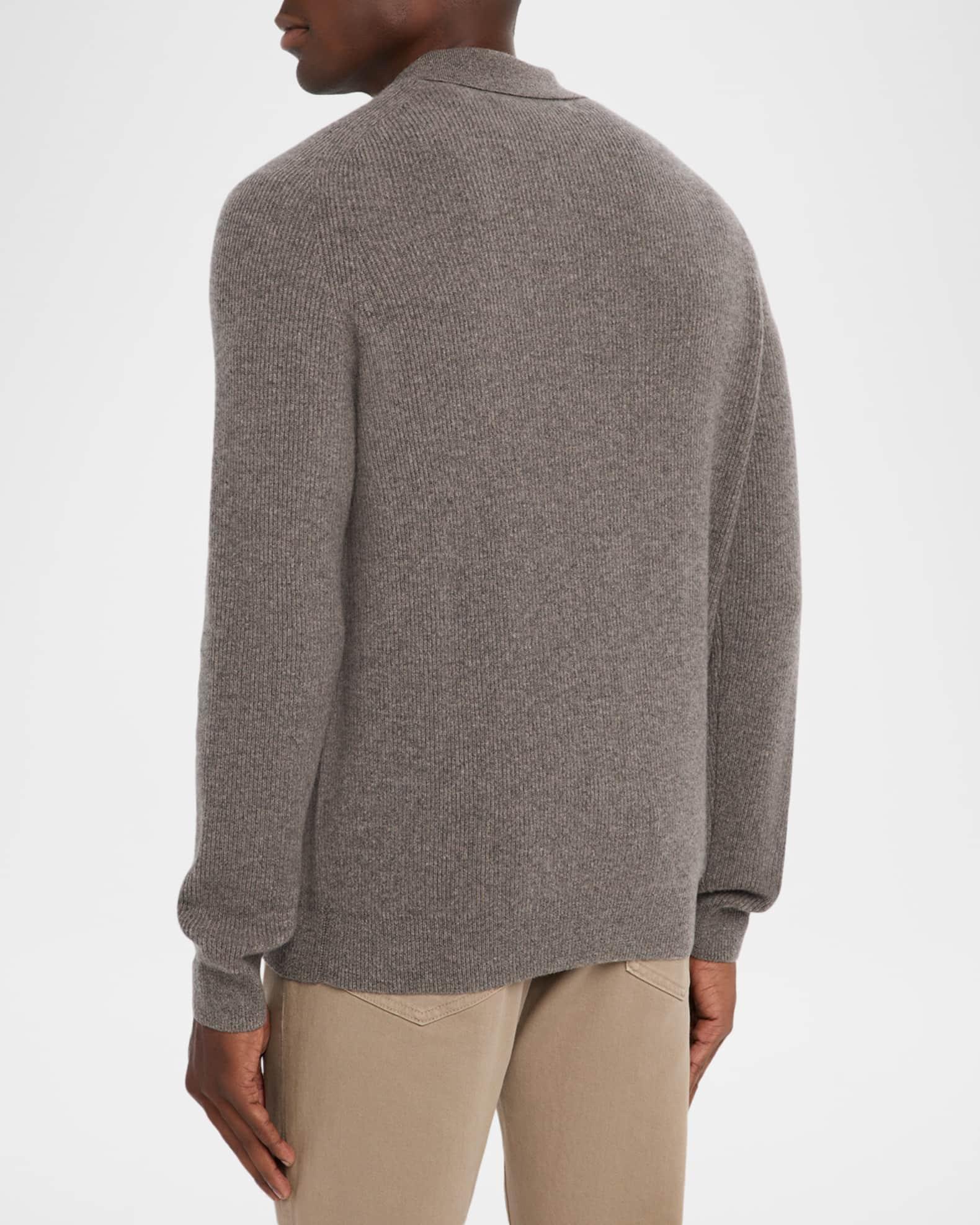Men's Cashmere Rib Knit Overshirt Product Image