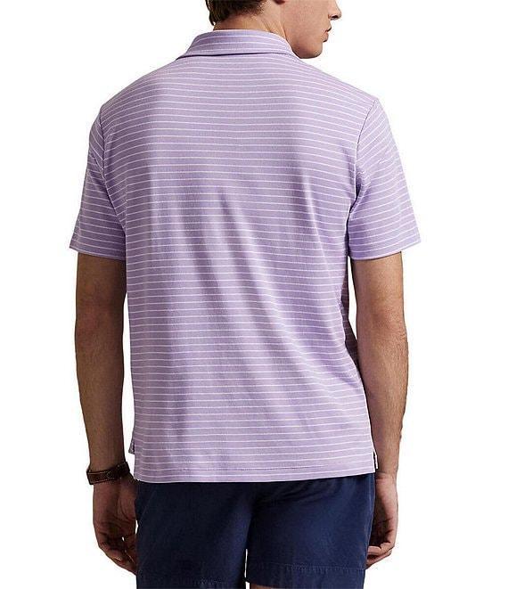 Polo Ralph Lauren Big & Tall Classic Fit Soft Cotton Stripe Short Sleeve Polo Shirt Product Image