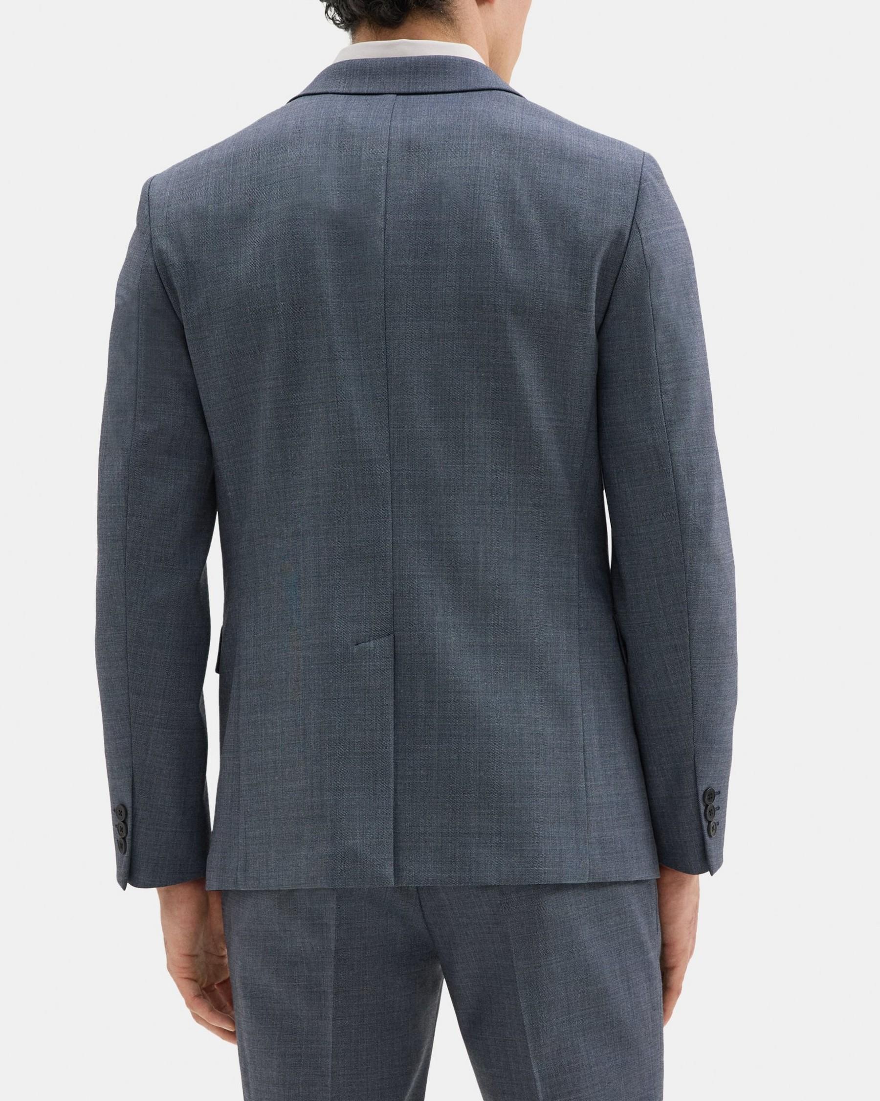 Unstructured Blazer in Wool-Blend Mélange Product Image