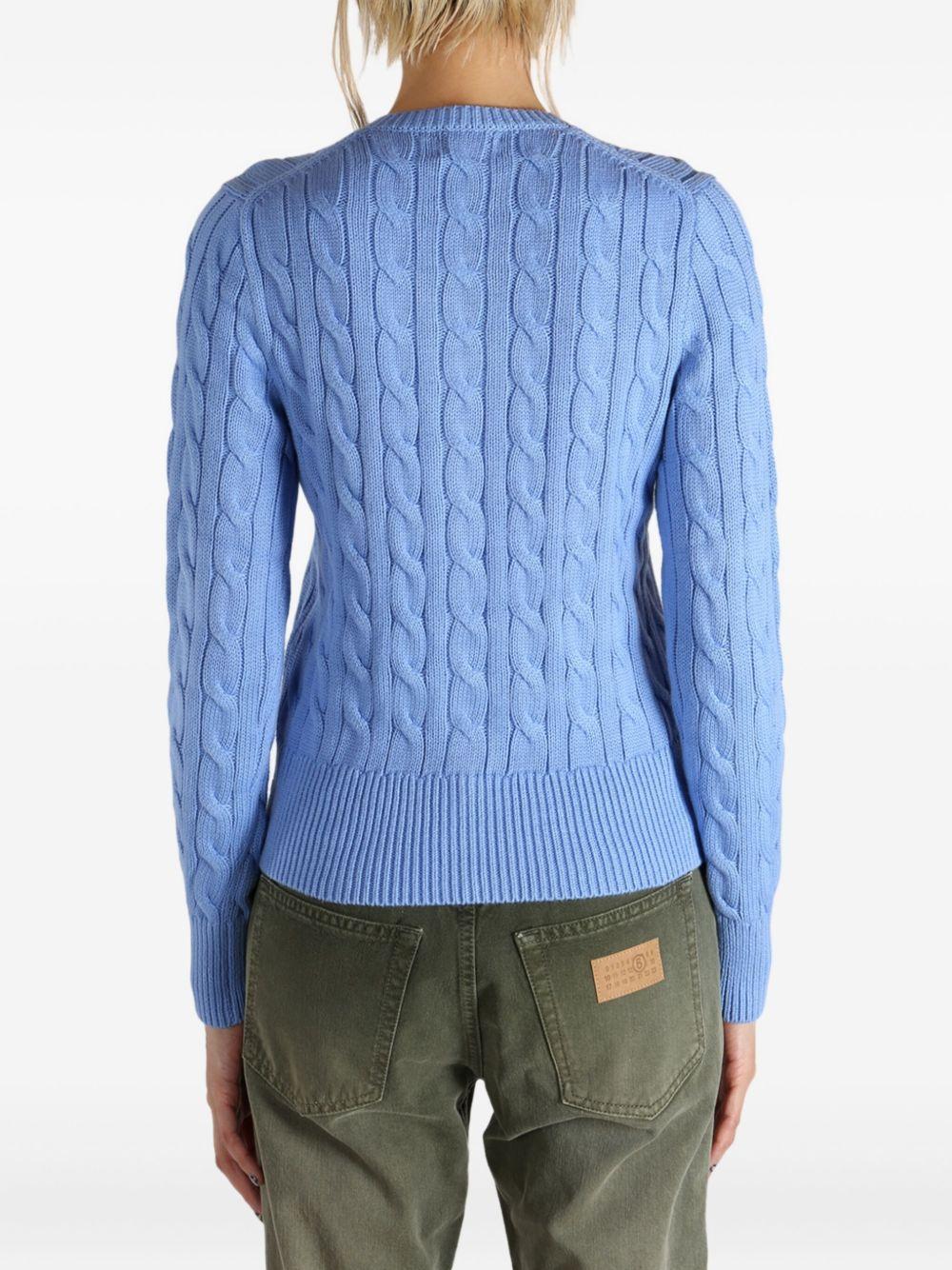 cable-knit cardigan Product Image