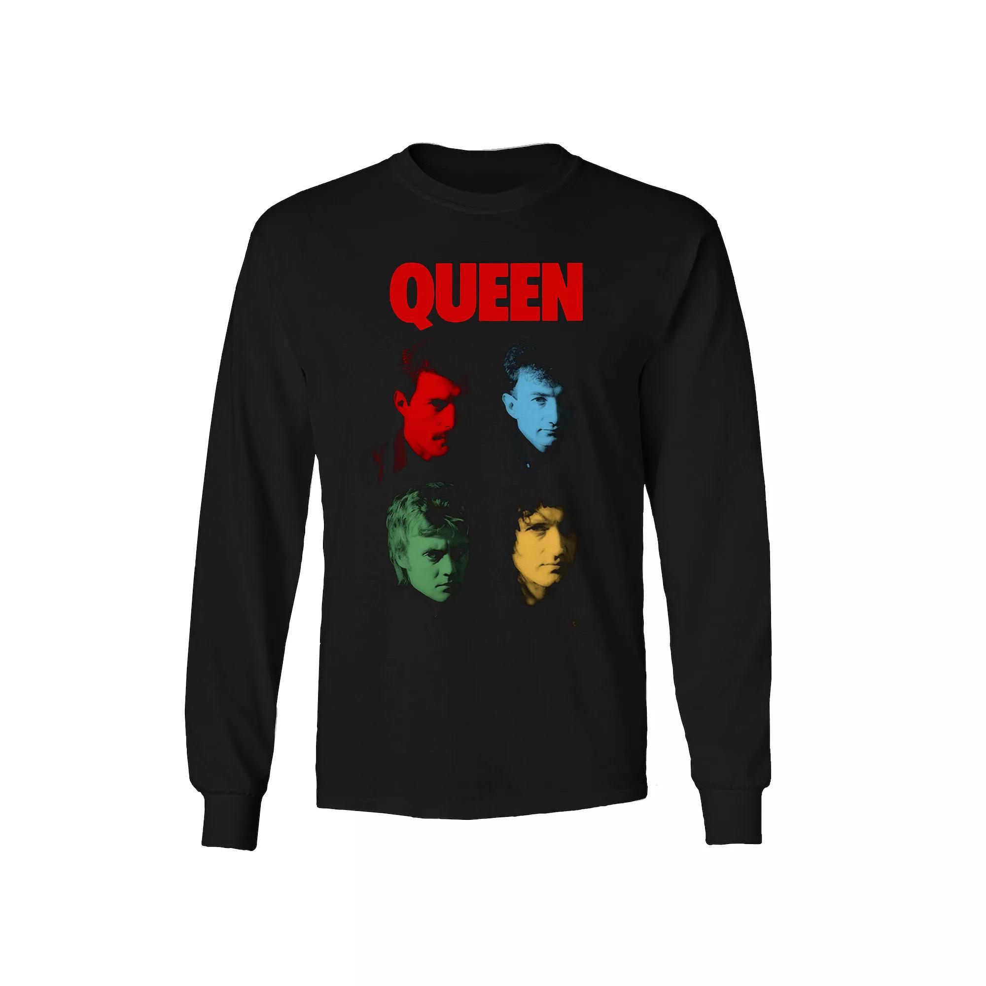Men's Queen Hot Space Long Sleeve, Size: XL, Black Product Image