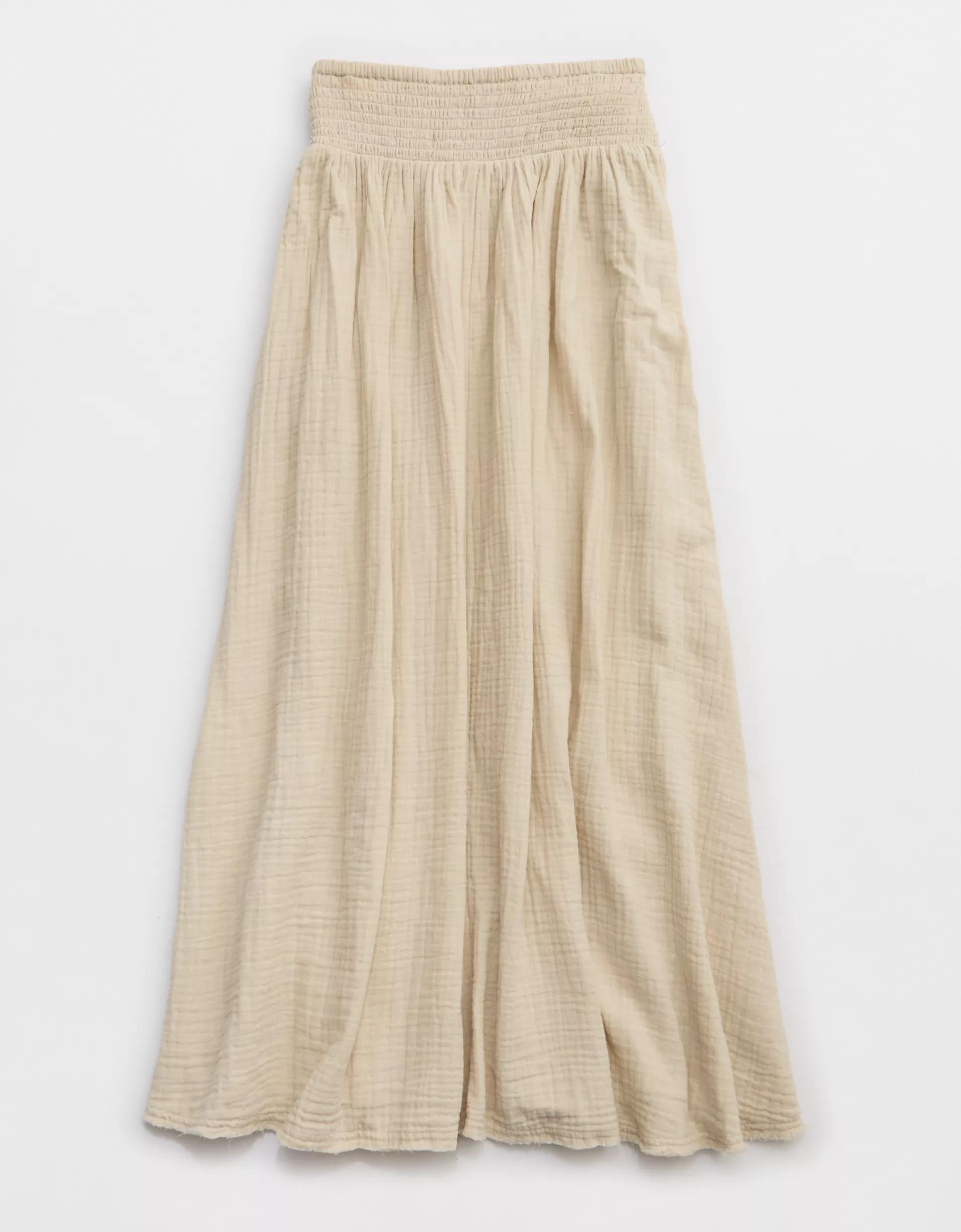 Aerie Faux Wrap Cover Up Maxi Skirt Product Image