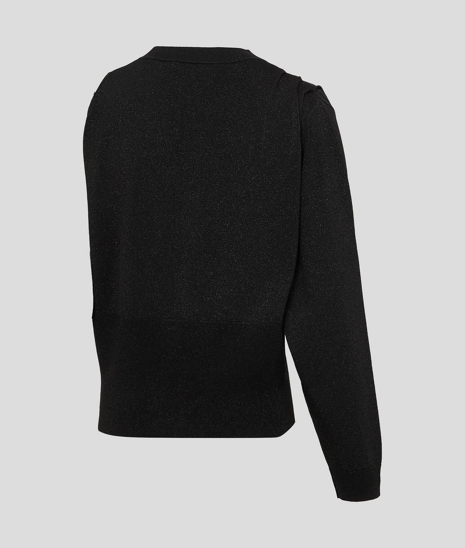 IRIDESCENT ASYMMETRIC SWEATER Product Image