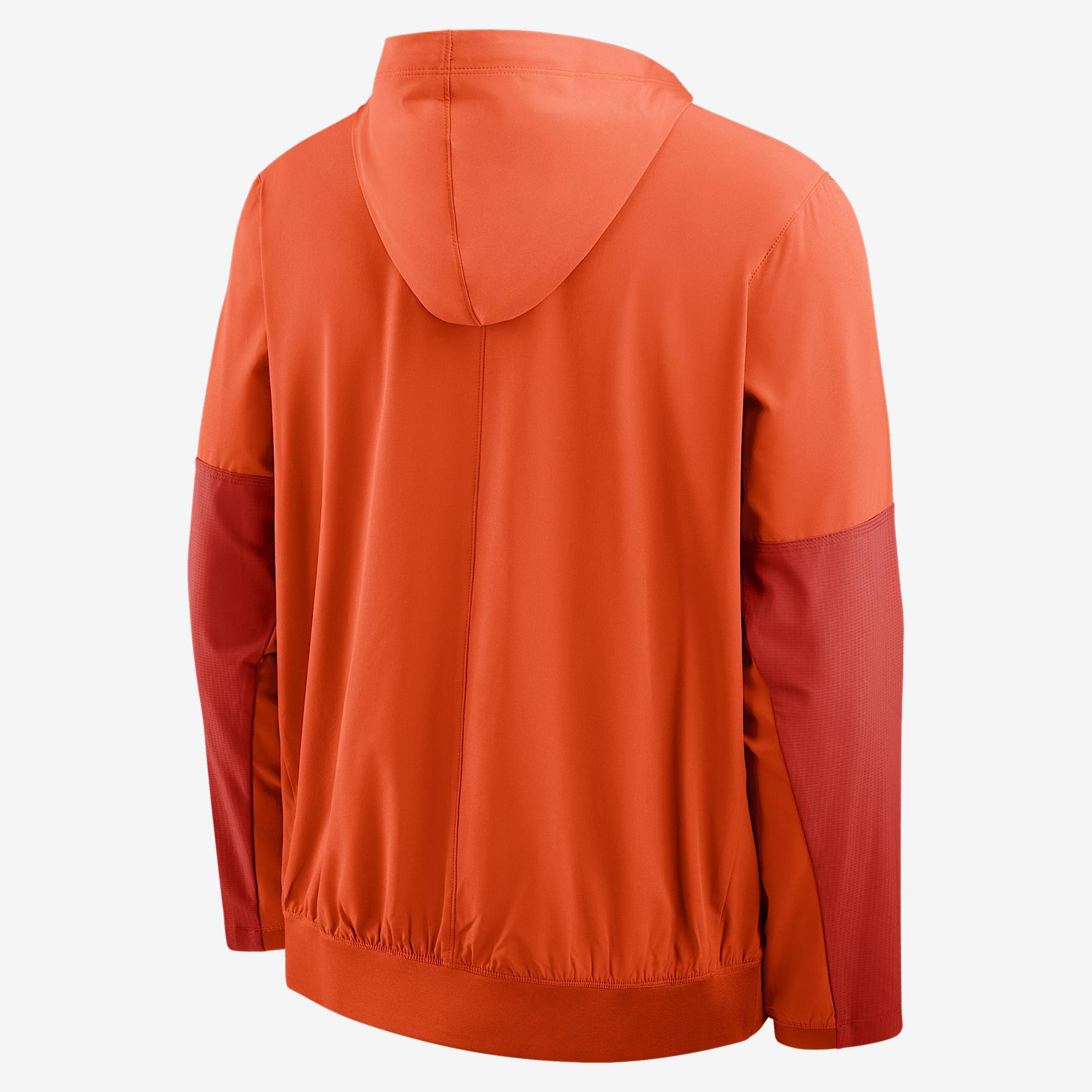 Clemson Anorak Nike Men's College 1/2-Zip Hooded Jacket Product Image
