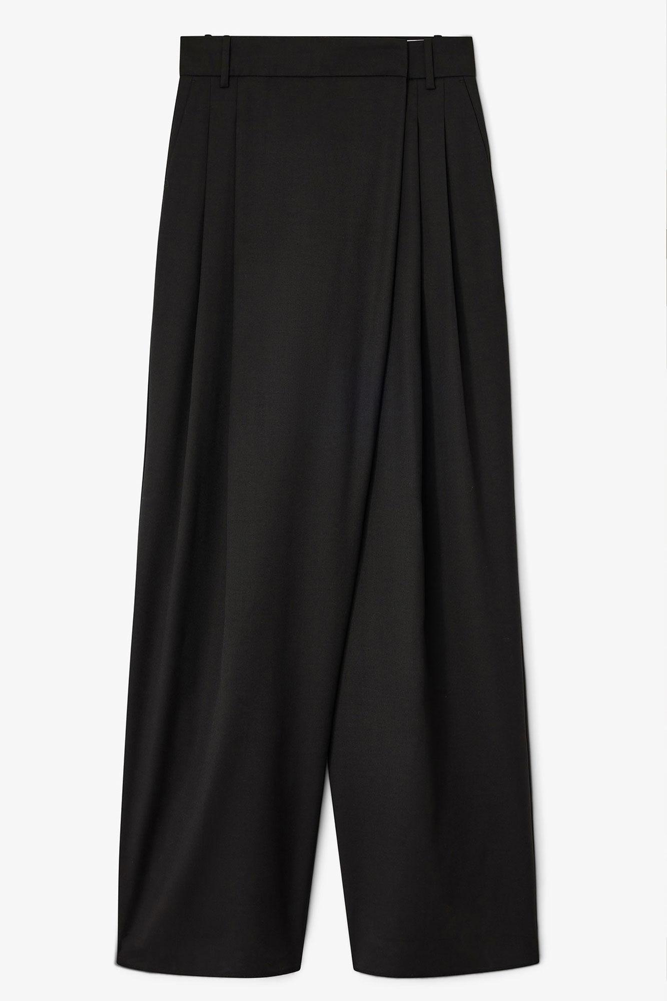 Black Cross-over Pants Product Image
