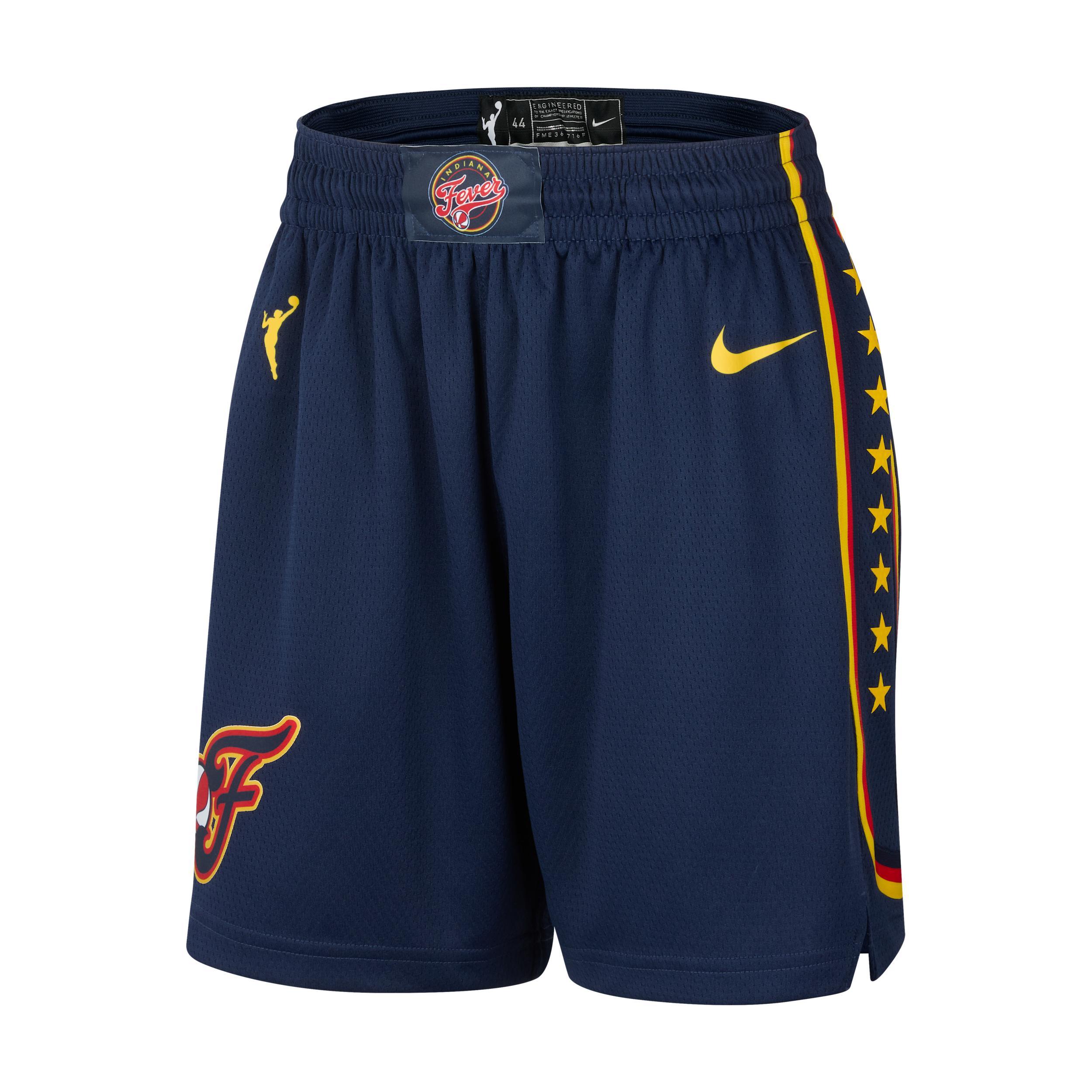 Women's Nike Navy Indiana Fever On-Court Victory Performance Shorts, Size: XS, Wnb Blue Product Image
