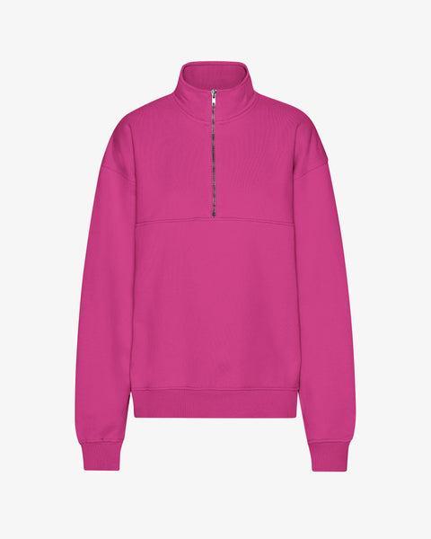 Organic Quarter Zip - Misty Brown Product Image