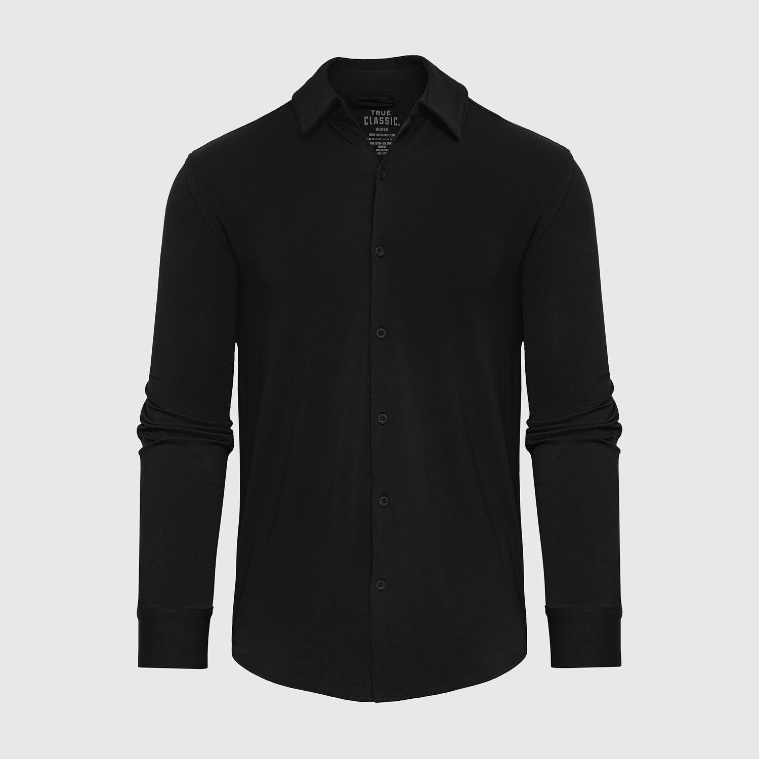 Navy Short Sleeve Knit Shirt Product Image