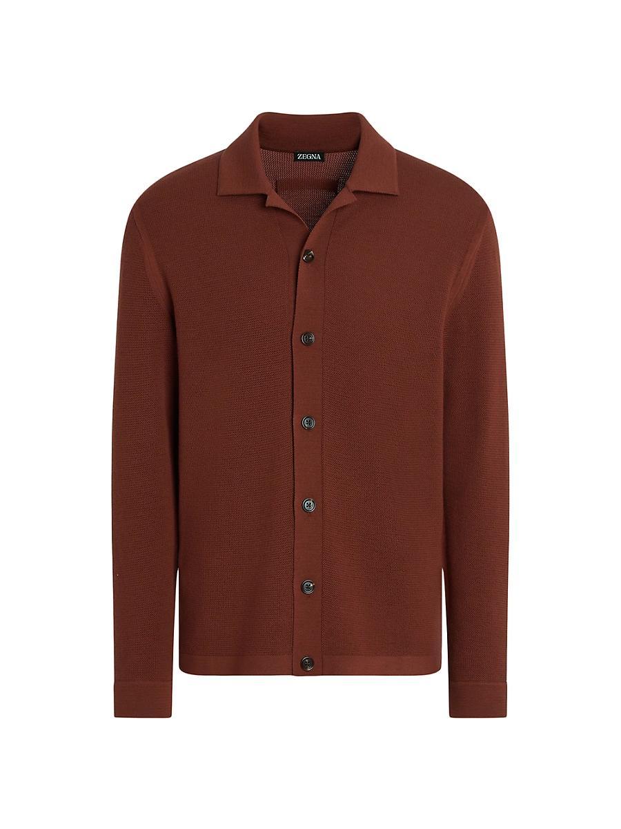 Mens Wool Shirt Product Image