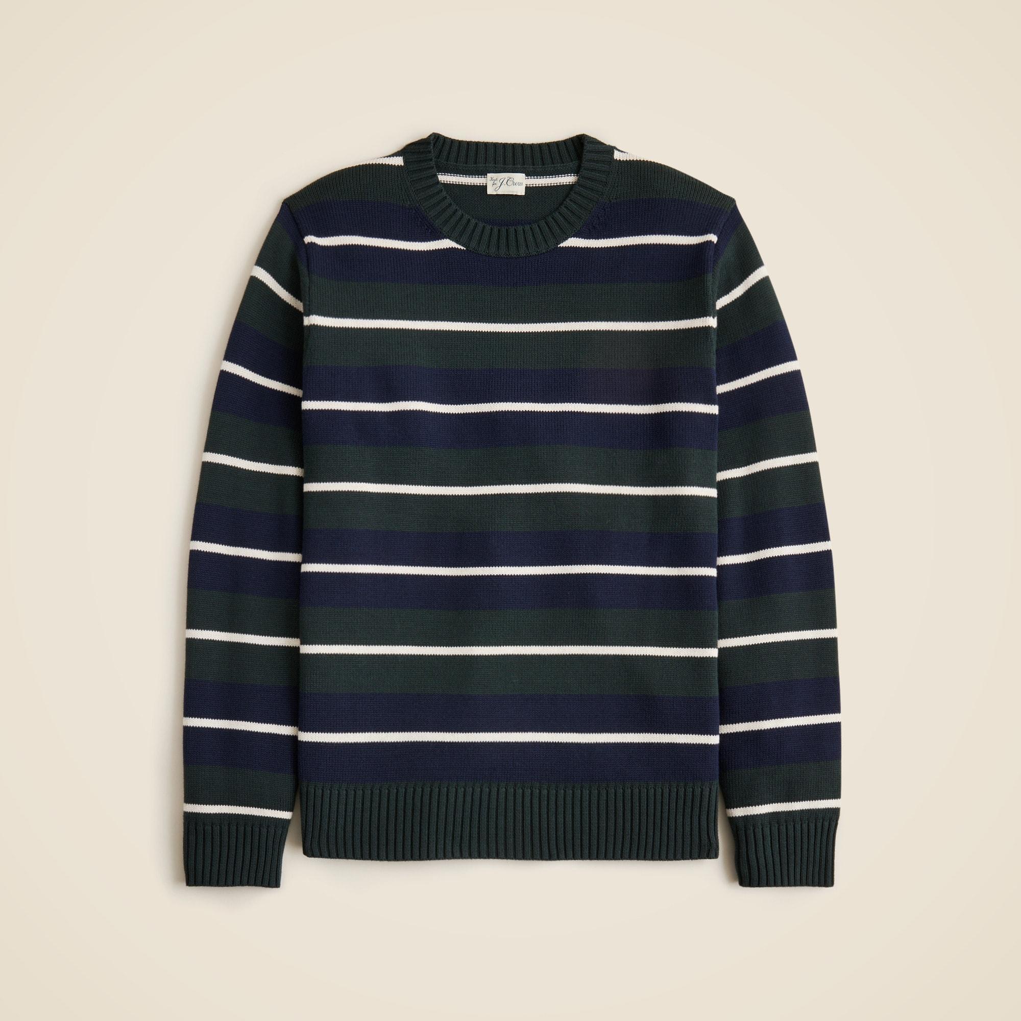 Heritage cotton sweater in stripe Product Image