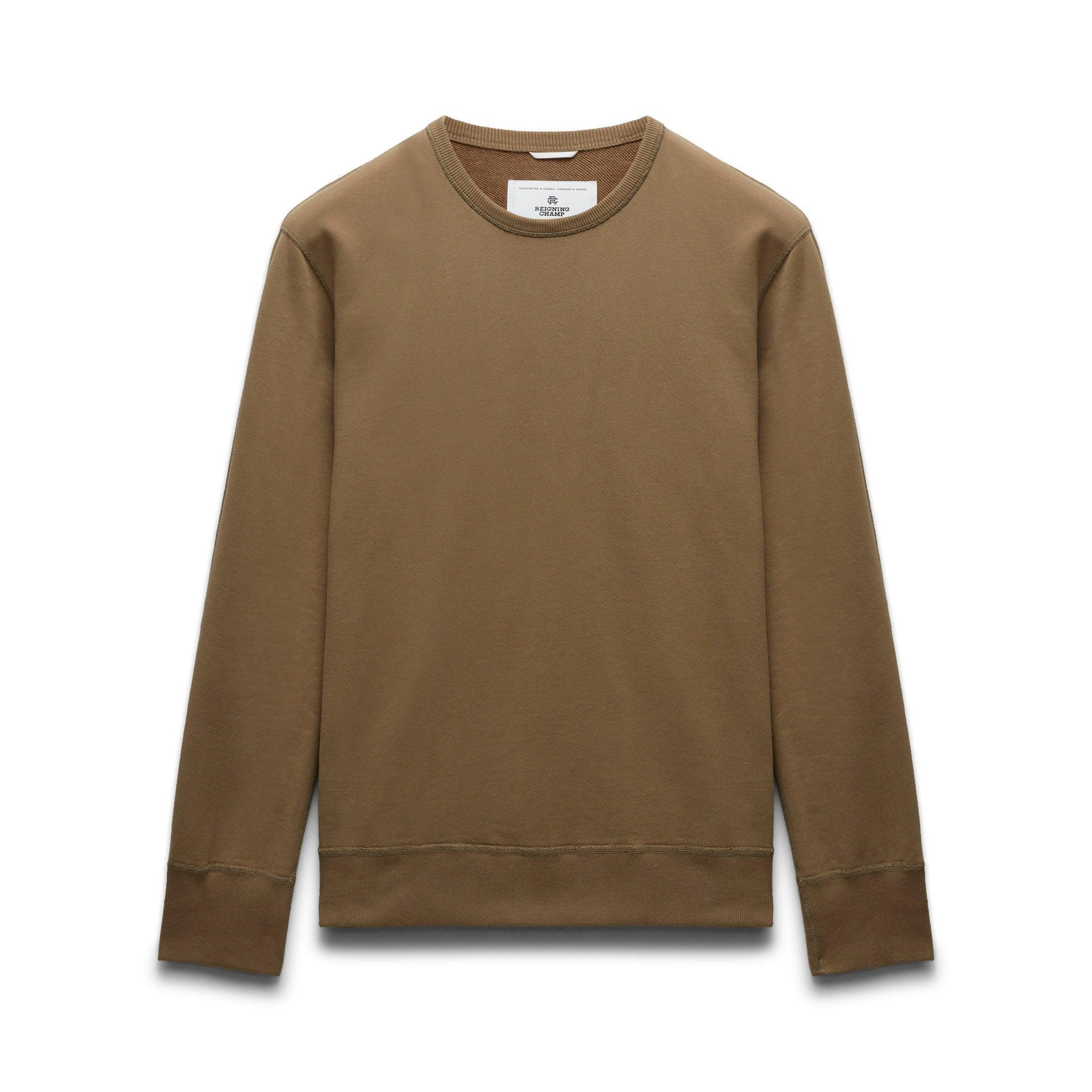 Midweight Terry Slim Crewneck Male Product Image