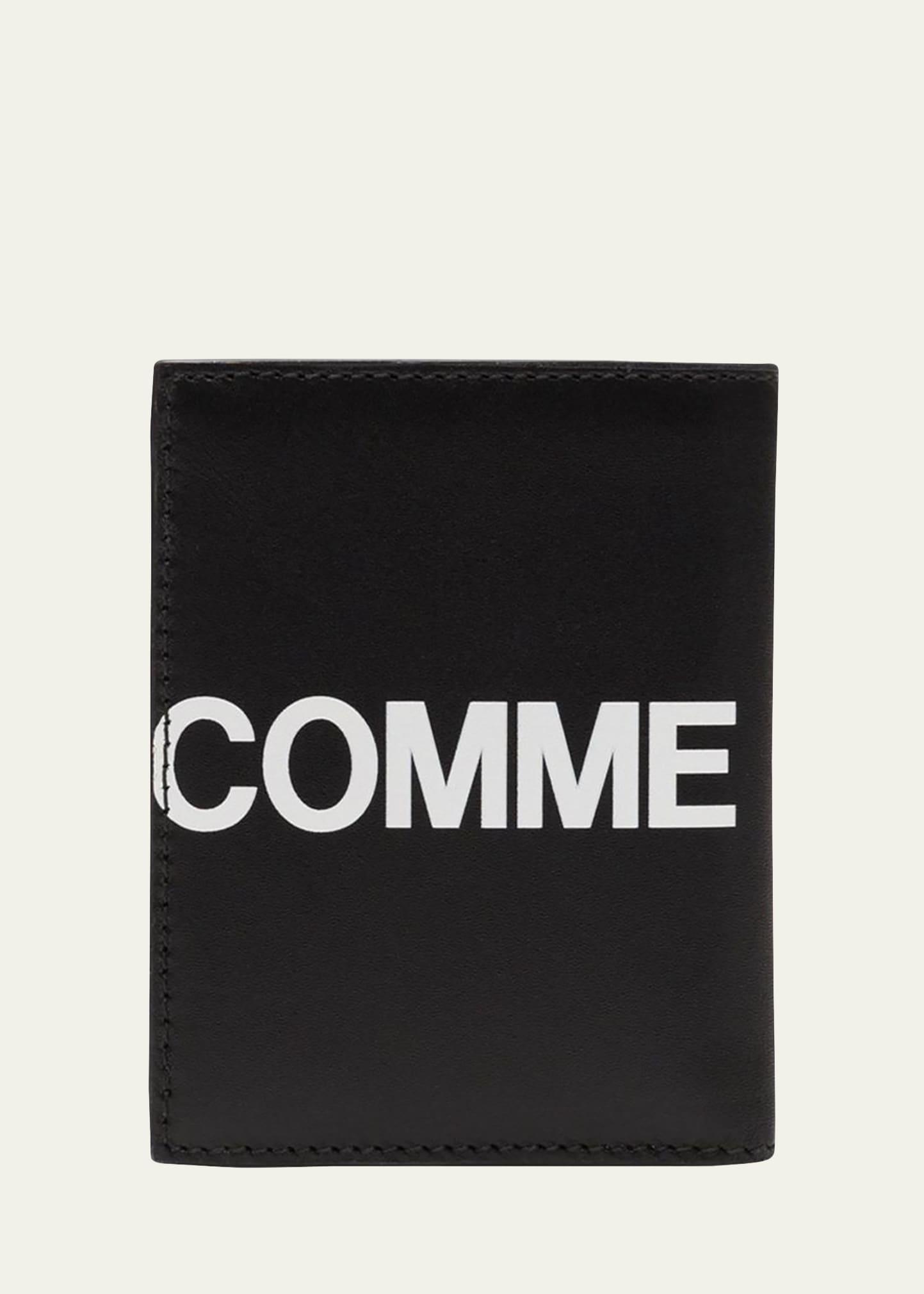 Mens Huge-Logo Leather Wallet Product Image