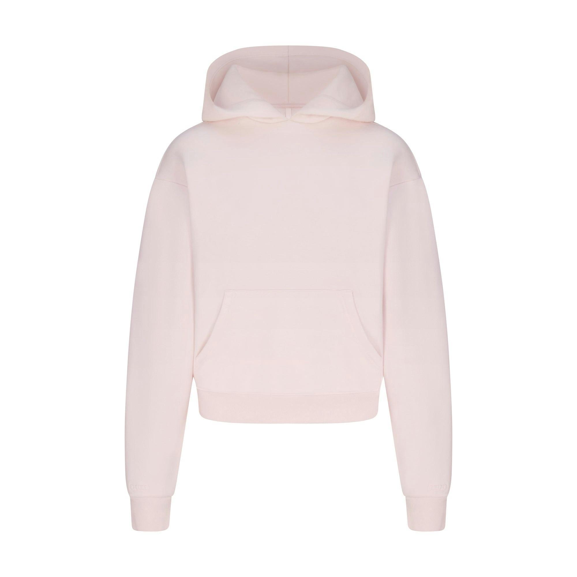 COTTON FLEECE CLASSIC HOODIE | BARELY PINK Product Image