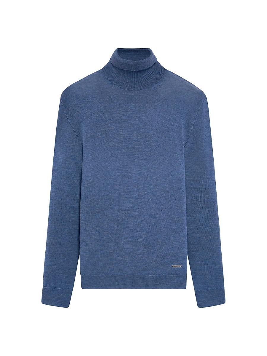 Mens Wool Turtleneck Sweater Product Image