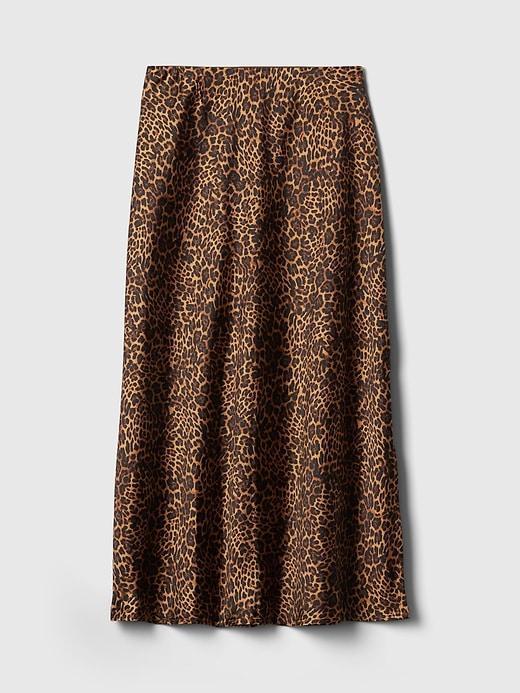 Satin Maxi Skirt Product Image