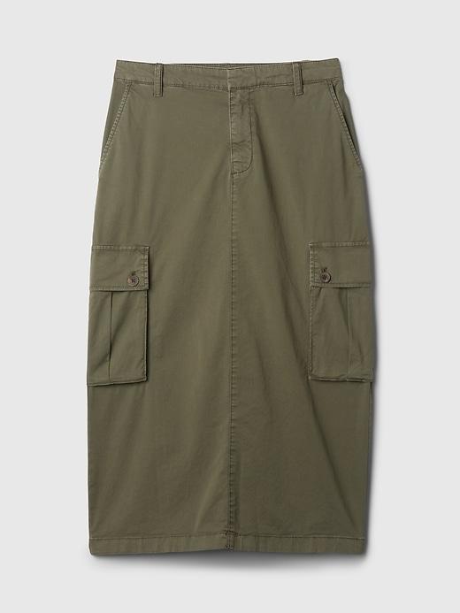 Utility Cargo Midi Skirt Product Image