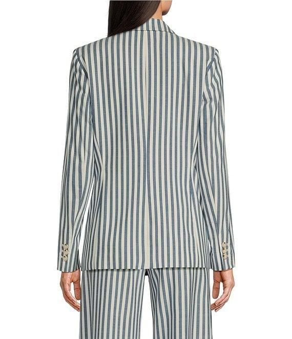 Alex Marie Liza Peak Lapel Stripe Blazer Product Image