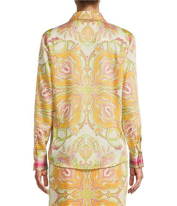 Antonio Melani Clio Satin Printed Wrap Coordinating Skirt Product Image