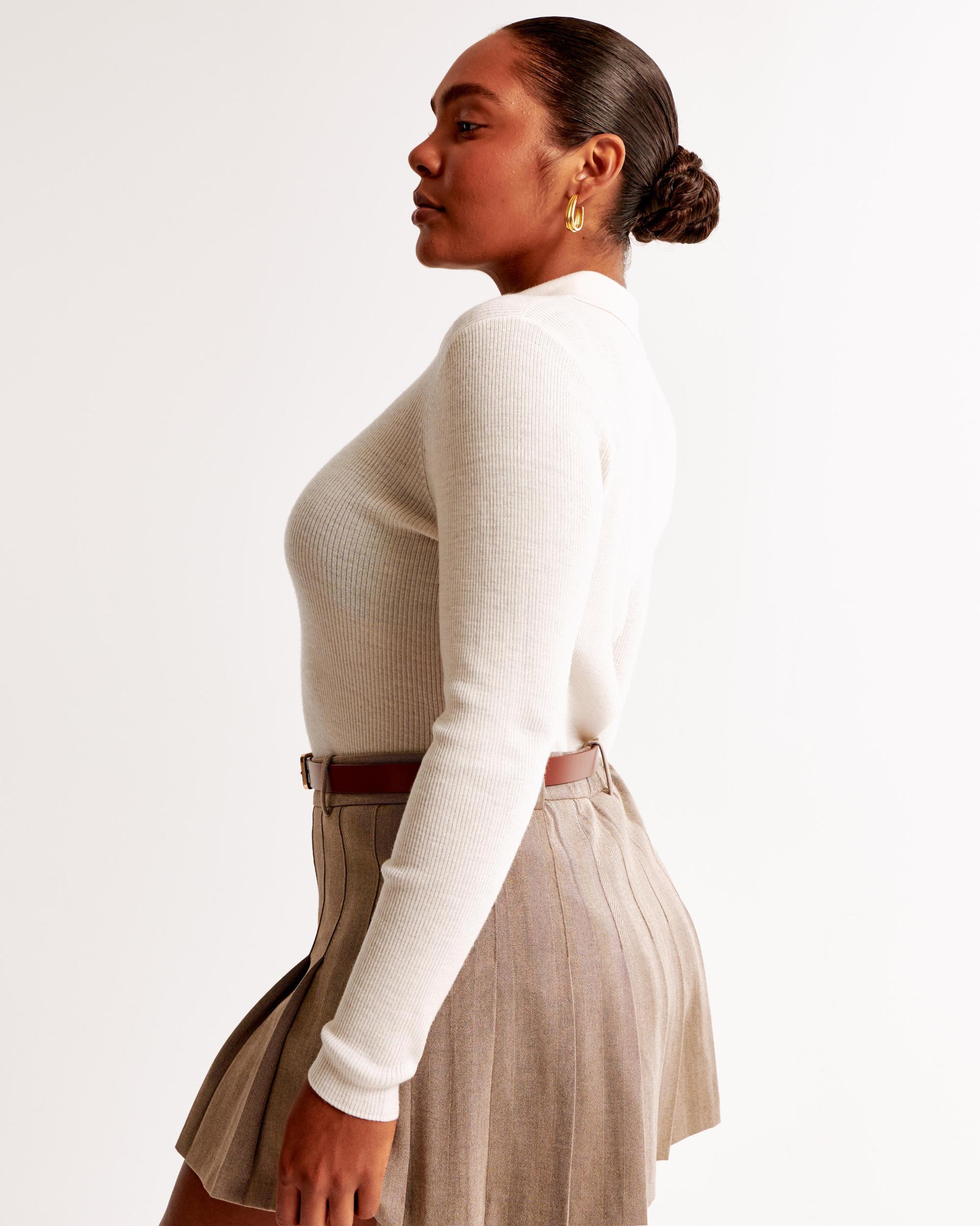 Merino Wool Half-Zip Polo Product Image