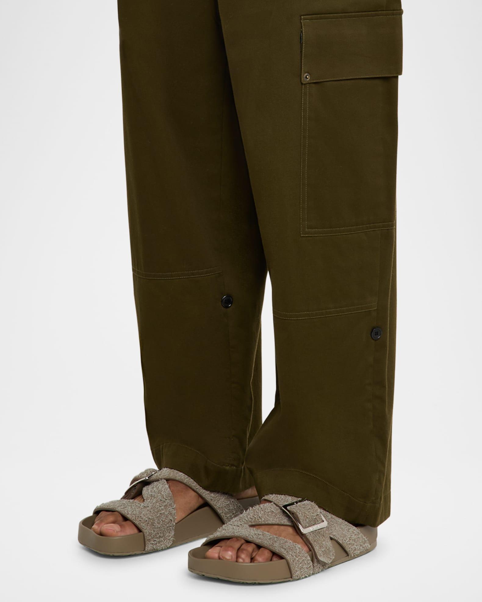 Mens Ease Brushed Suede Buckle Slide Sandals Product Image