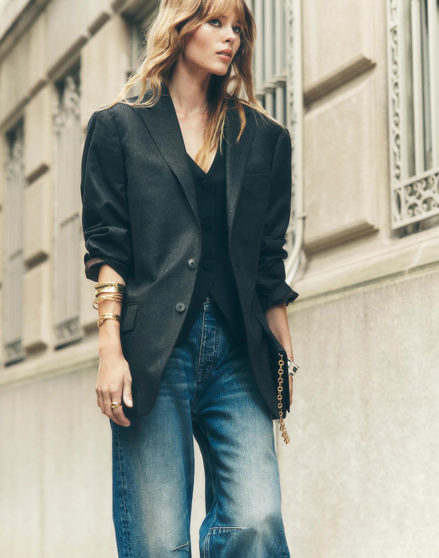 The Roebling Two-Button Blazer in Italian Fabric Product Image