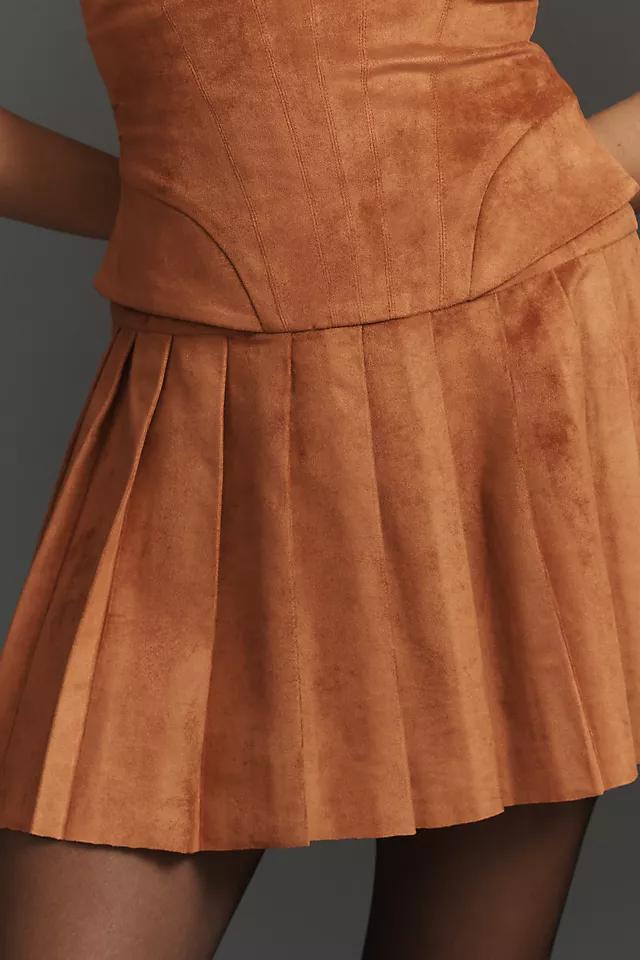 Mare Mare Strapless Corset Pleated Mini Dress Product Image