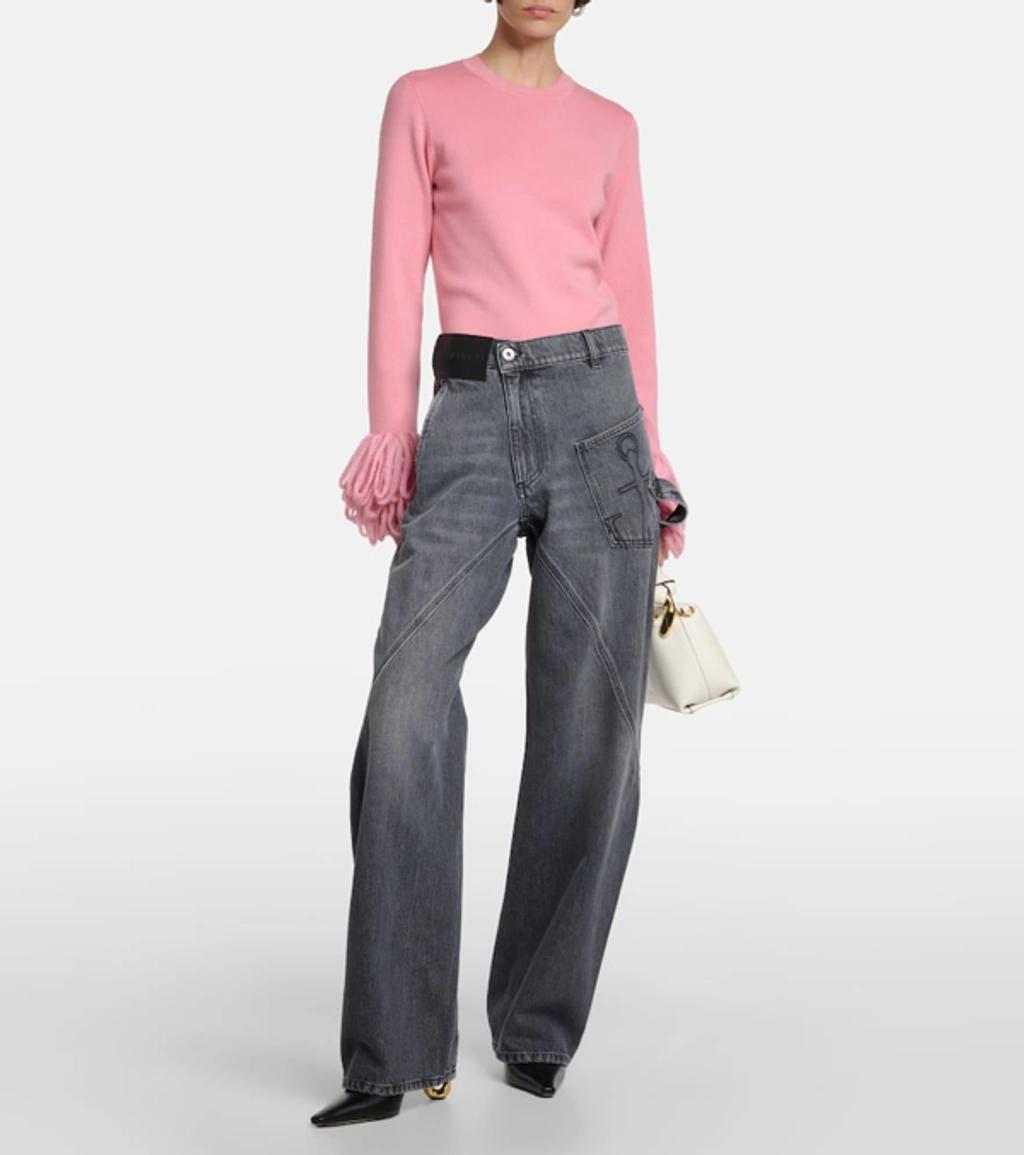 JW ANDERSON Twisted Workwear Jeans In Grey Product Image