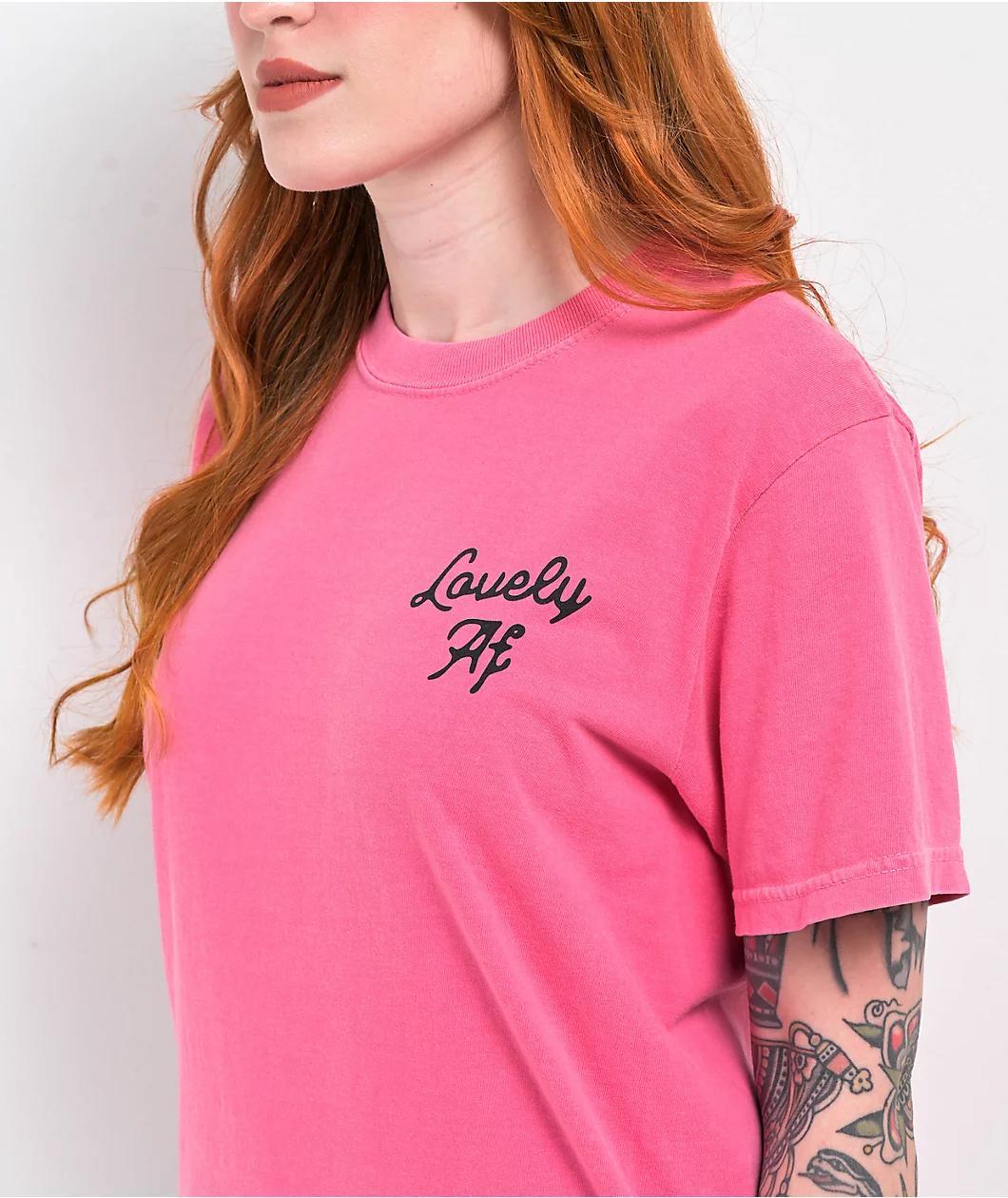 Hell Babes Lovely Electric Pink T-Shirt Product Image