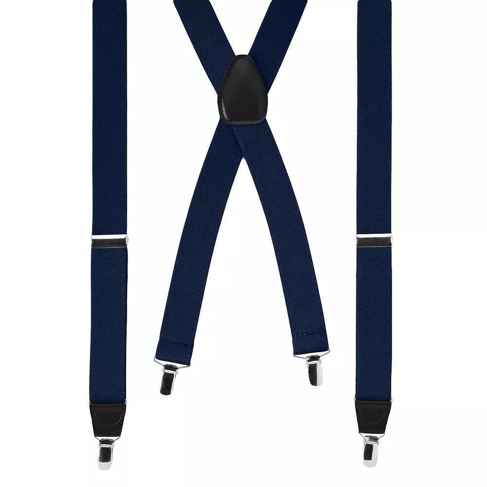 Men's Wembley Solid Stretch Suspenders, Black Product Image