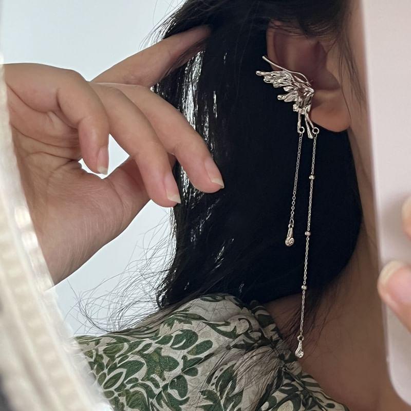 Butterfly Chain Alloy Ear Cuff Product Image