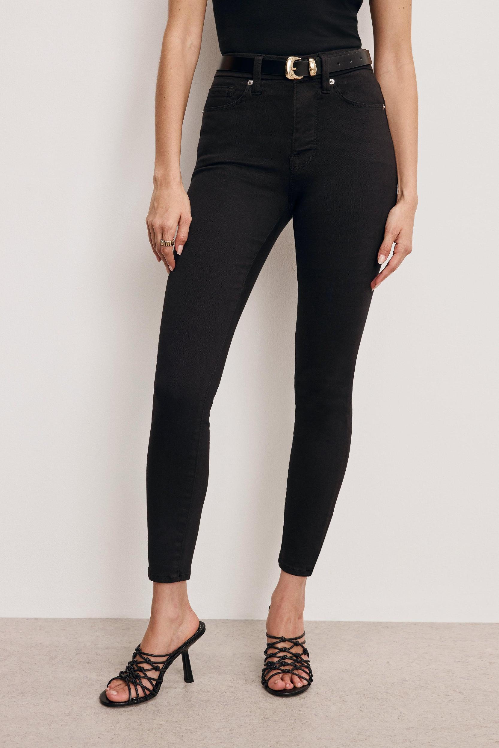 GOOD LEGS SKINNY CROPPED JEANS | BLACK001 Product Image