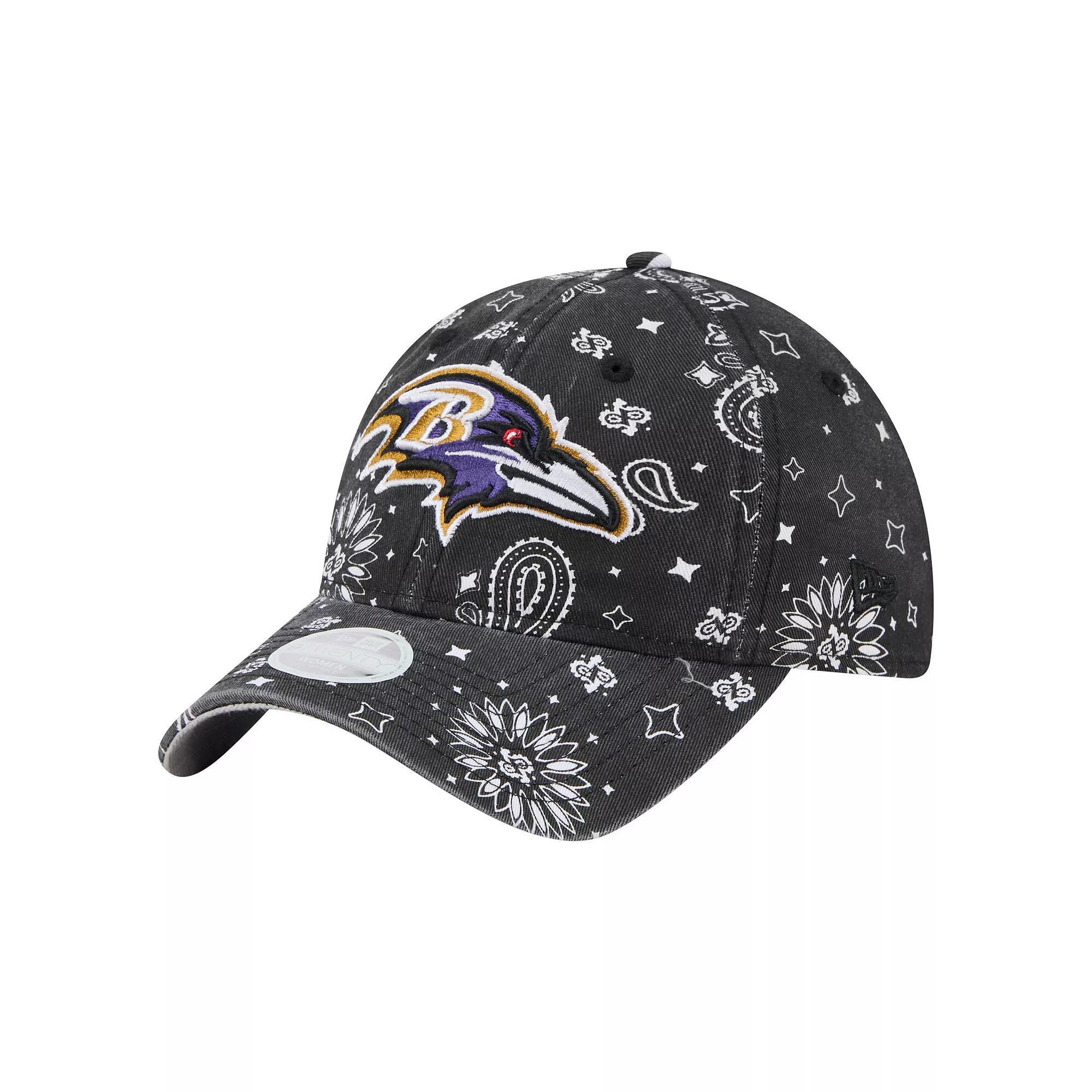 Womens New Era Baltimore Ravens Paisley 9TWENTY Adjustable Hat Product Image