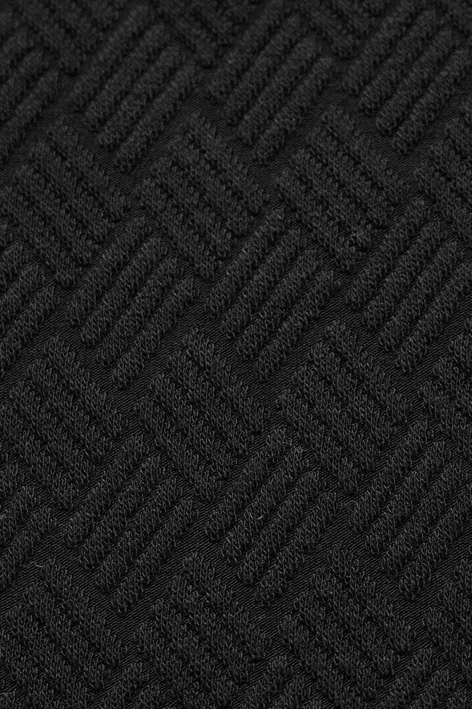 Cropped Doubles Only Full Zip Jacket - Black Product Image