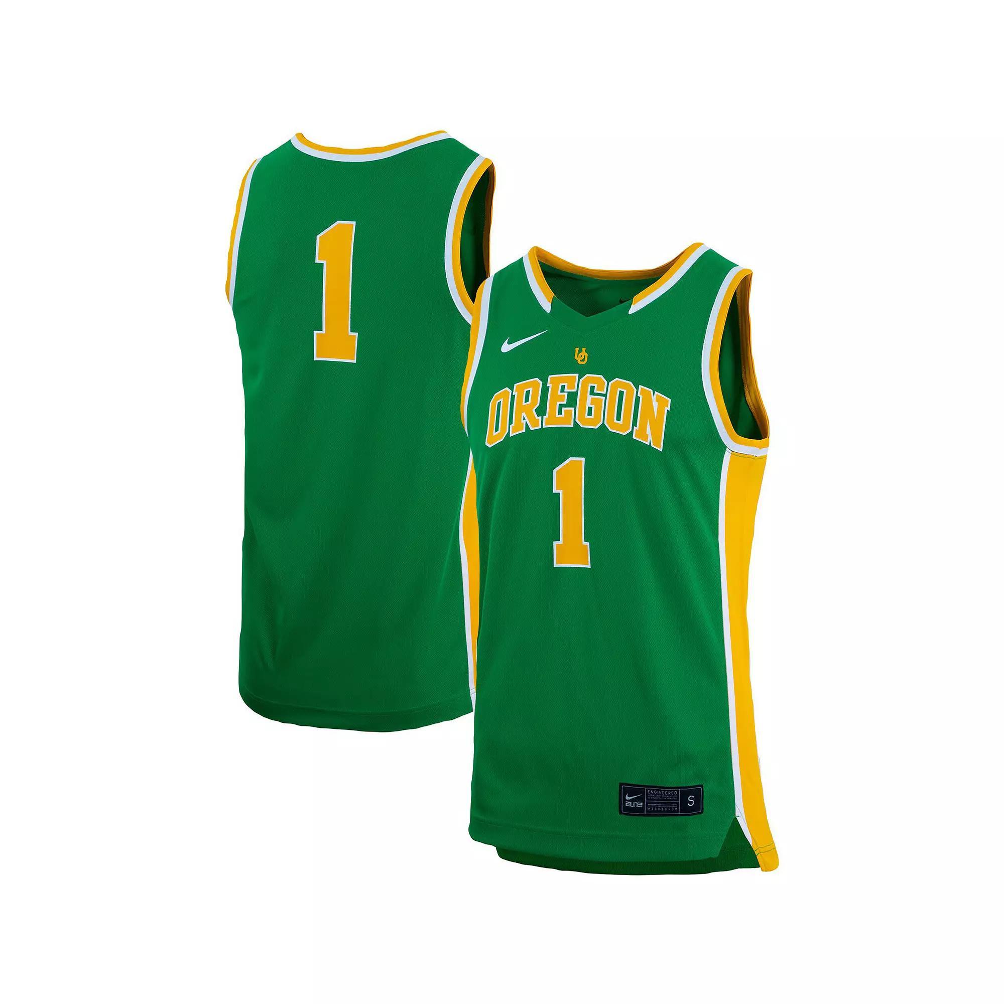 Unisex Nike #1 Green Oregon Ducks Women's Basketball Throwback Replica Jersey, Size: Small Product Image