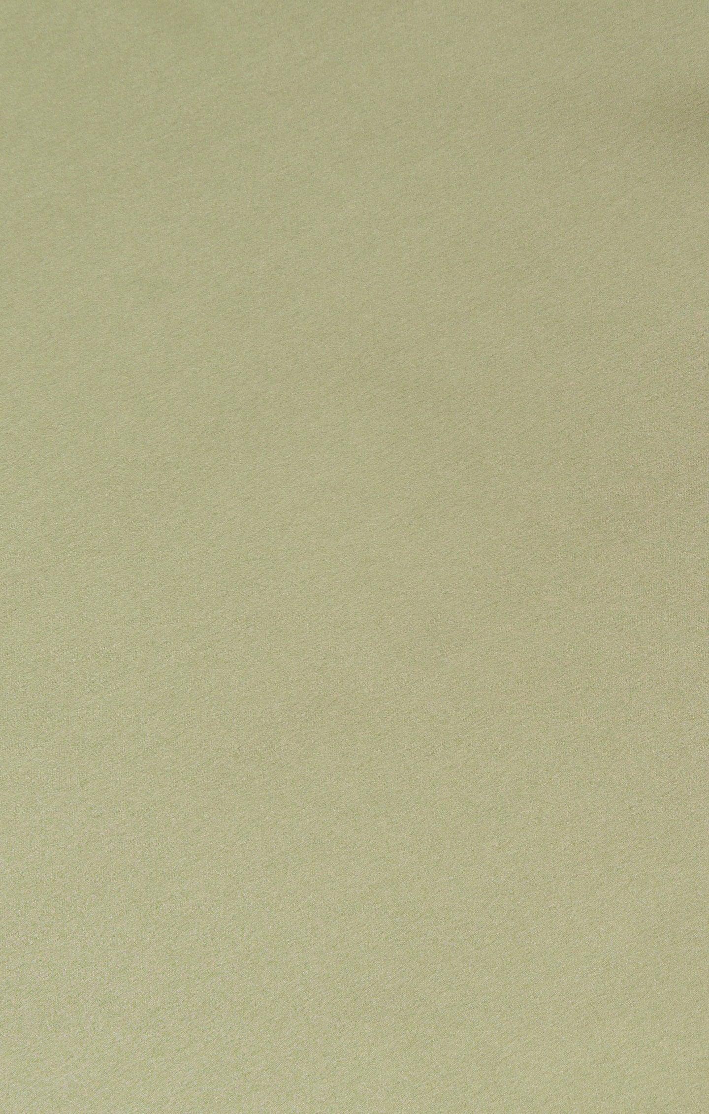 Bridesmaid Fabric Swatch ~ Moss Green Luxe Satin Product Image