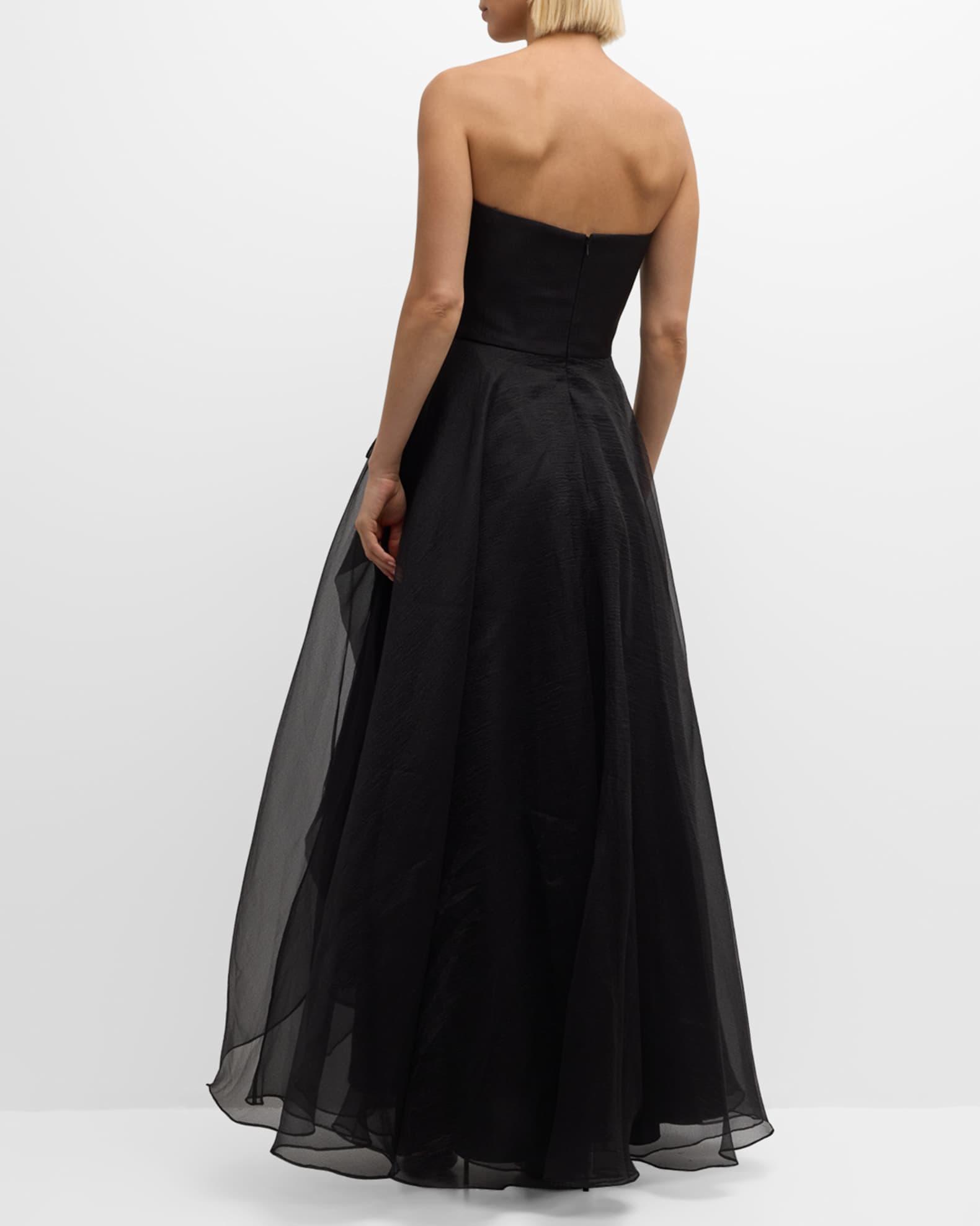 Teresa Draped Strapless Gown Product Image