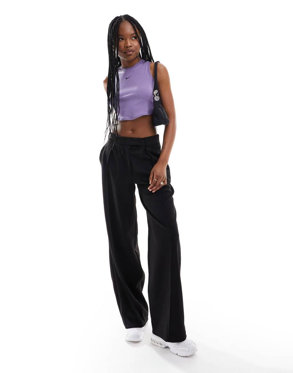 Nike Essentials tank top in purple Product Image