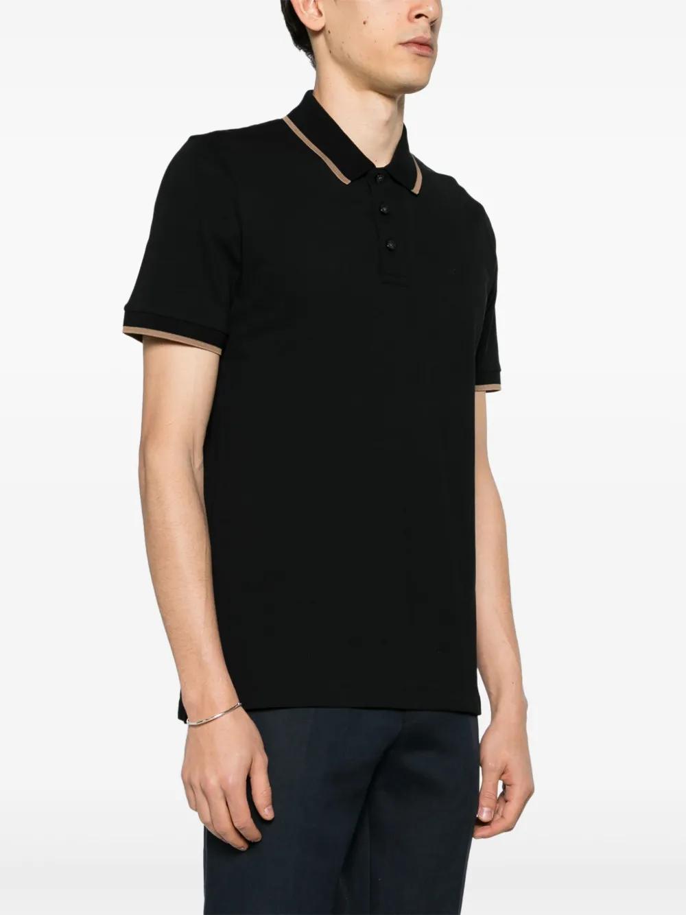 logo-embroidered cotton polo shirt Product Image
