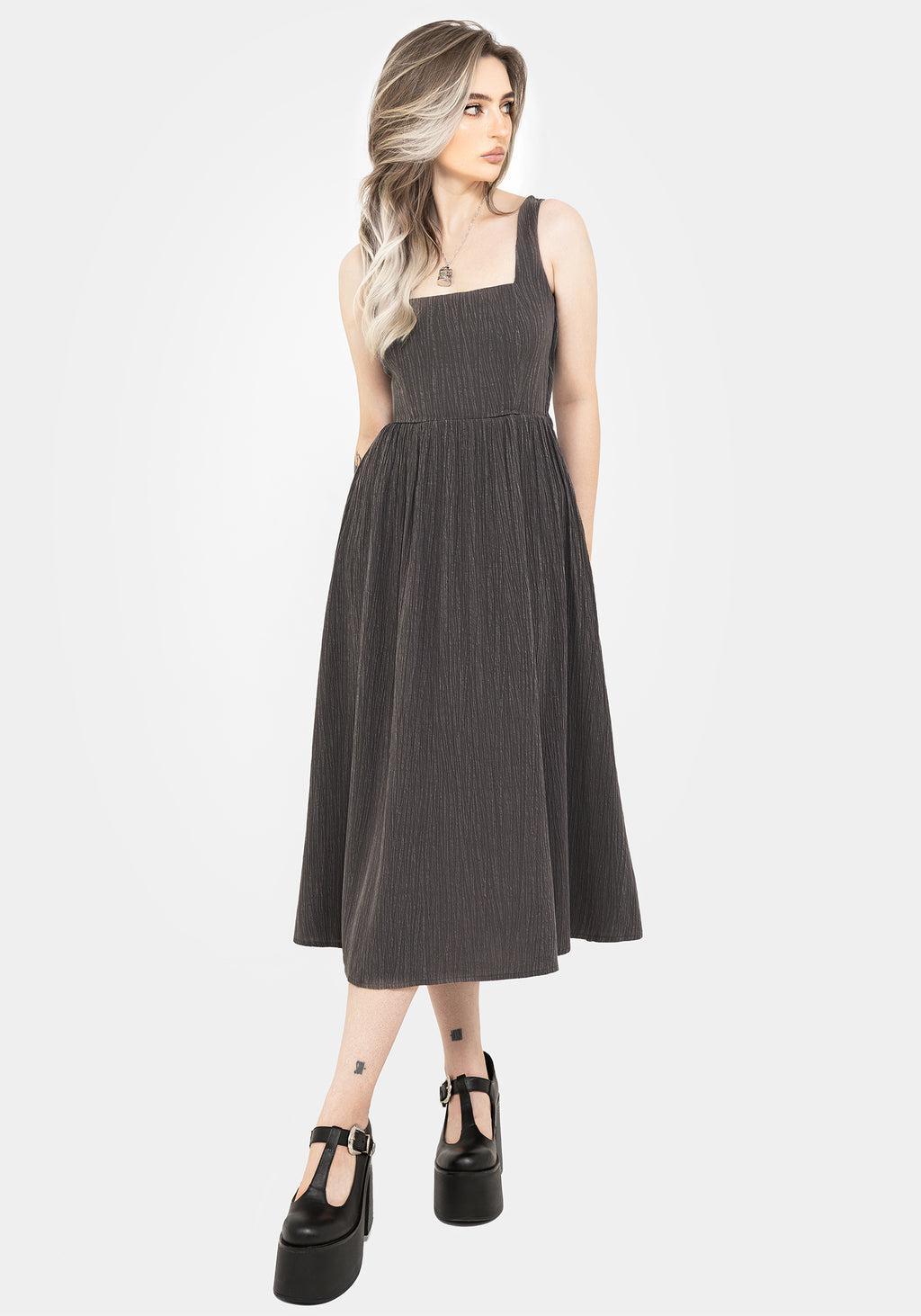 Darkside Corset Midi Dress Product Image