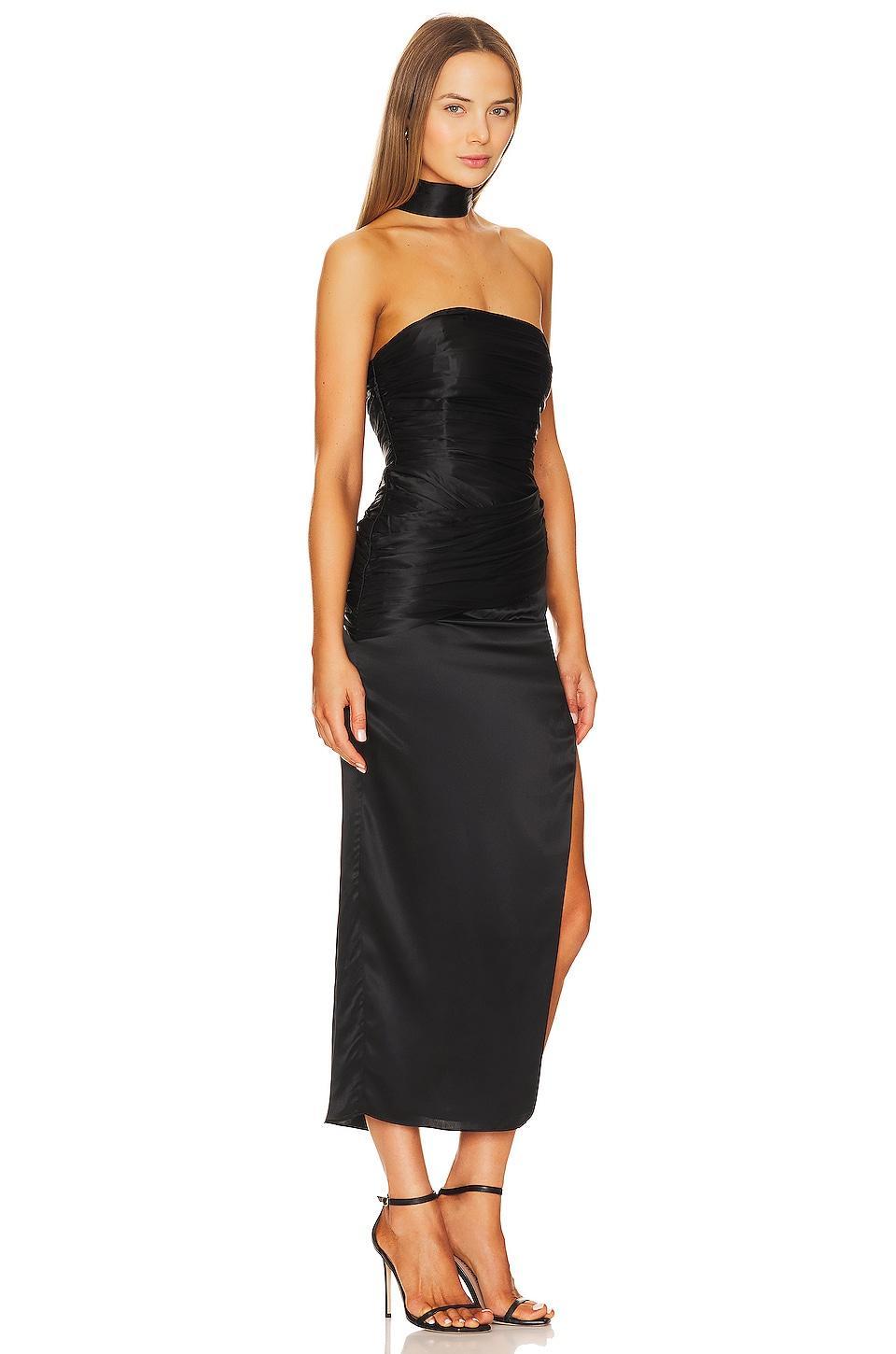 Blane Reverse Halter Midi Dress NICHOLAS Product Image