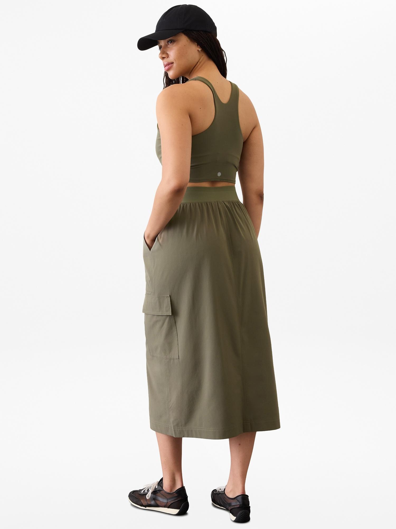 Brooklyn Heights High Rise Cargo Skirt Product Image