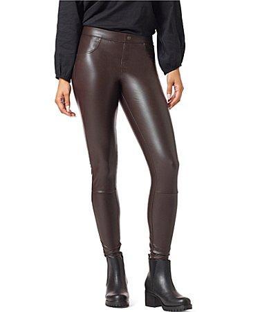 HUE Leatherette Leggings (Port Royal) Women's Casual Pants Product Image