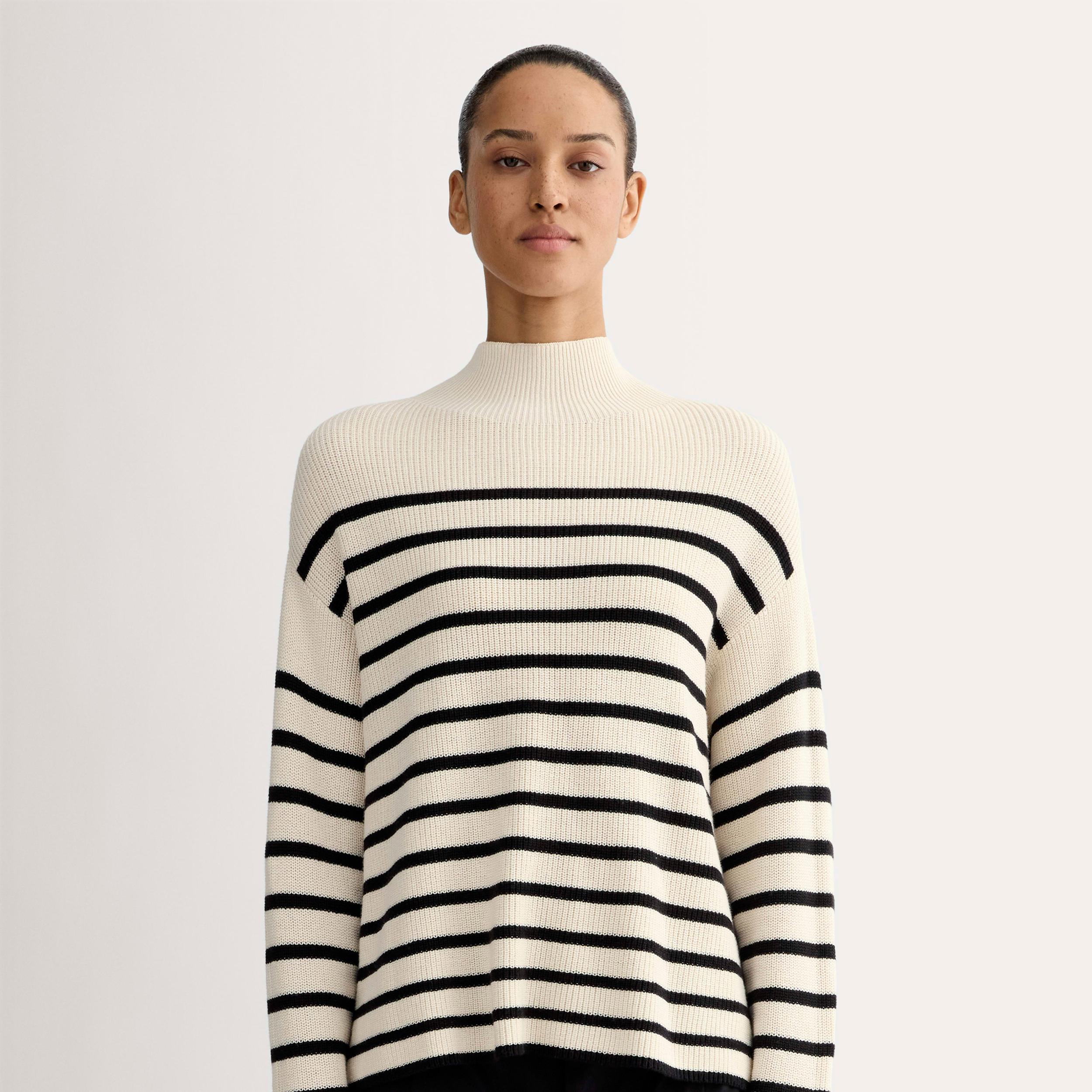 The Slouchy Funnel Neck in Everyday Cotton Product Image