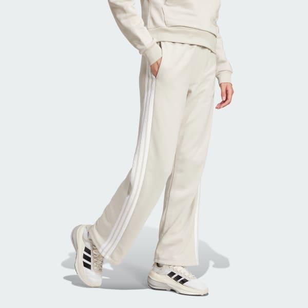 Women's adidas Essentials Small Logo Fleece Pants, Size: XL, Wonder Alumina White Product Image