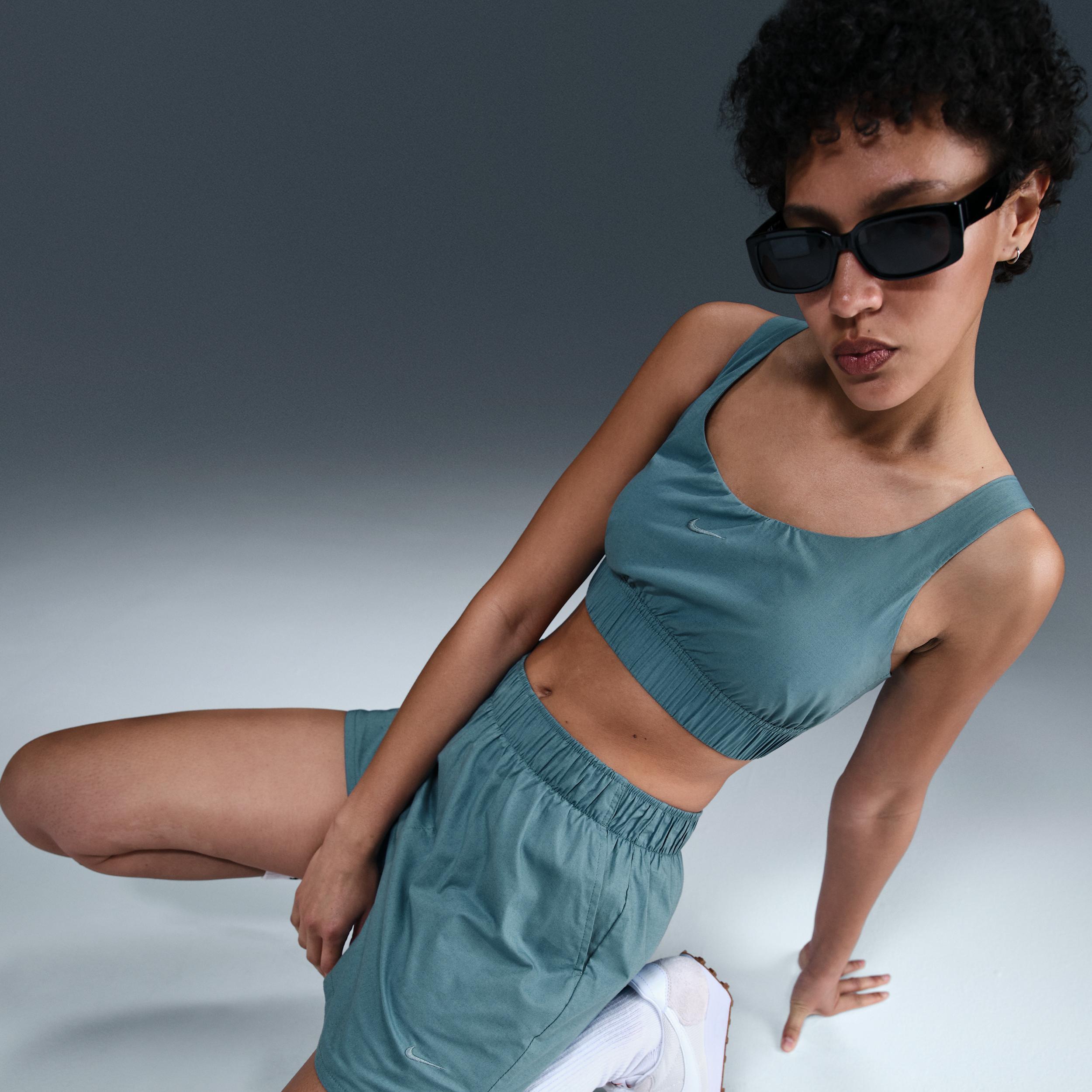 Women's Nike Sportswear Chill Poplin Slim Cropped Tank Top Product Image