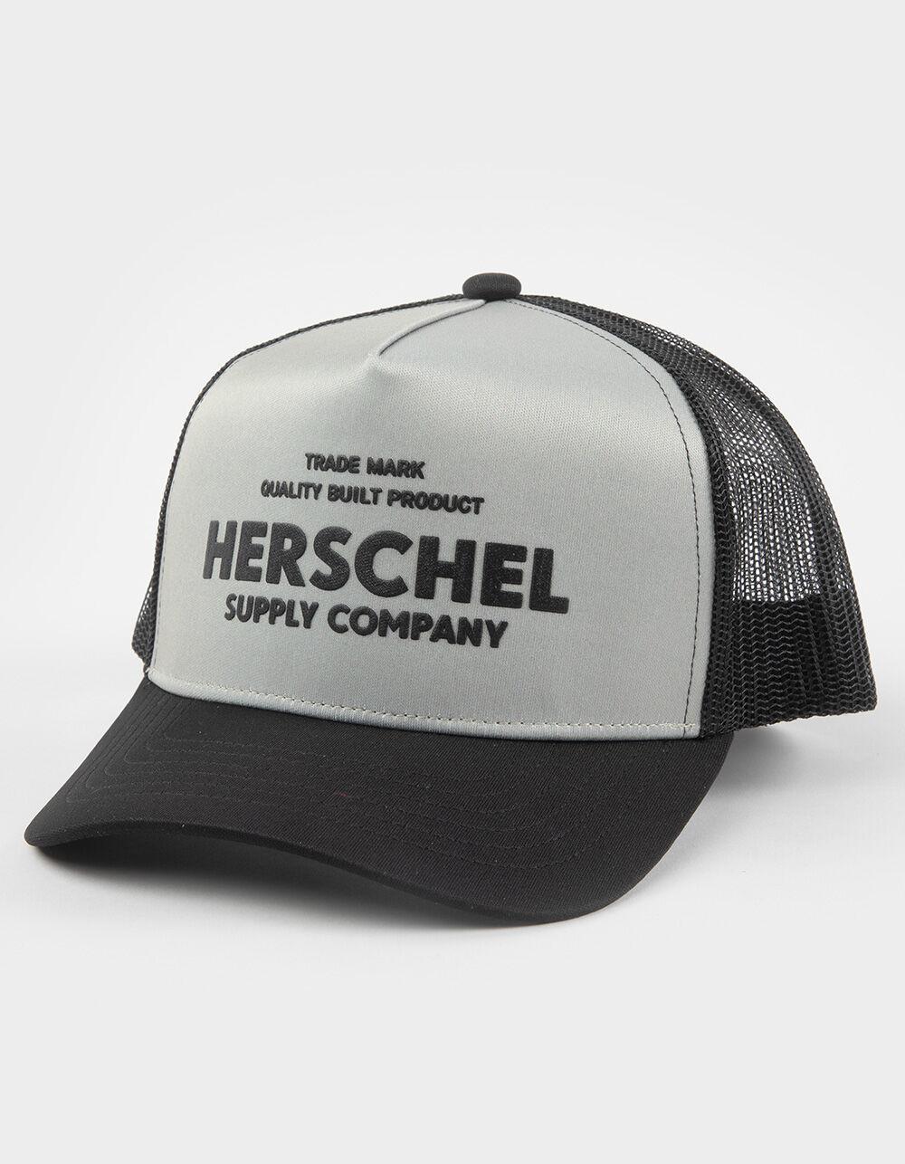 HURLEY SUPPLY CO. Whaler Tall Trucker Hat - CREAM/BLACK Product Image