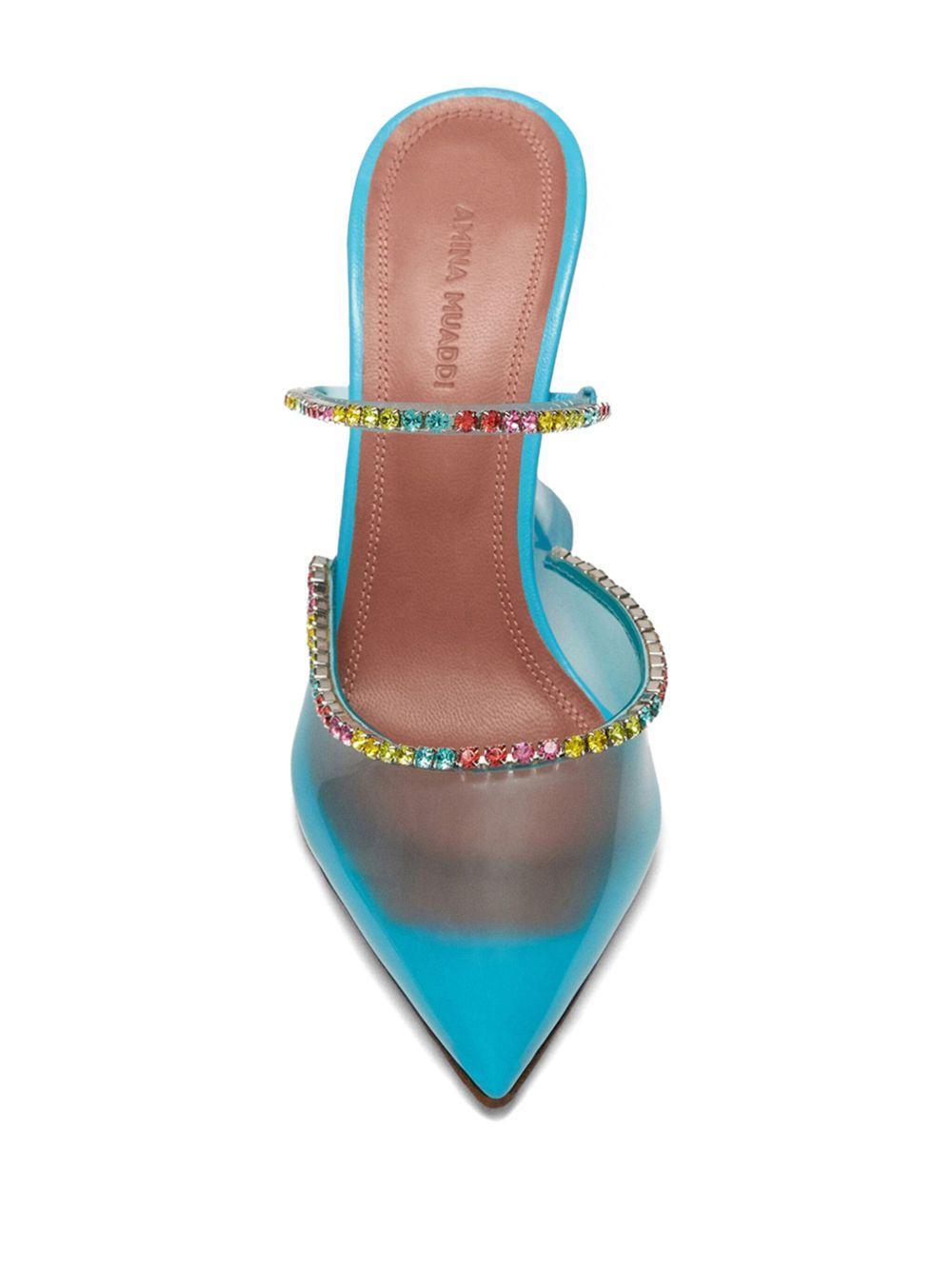 Gilda Glass 95mm mules Product Image