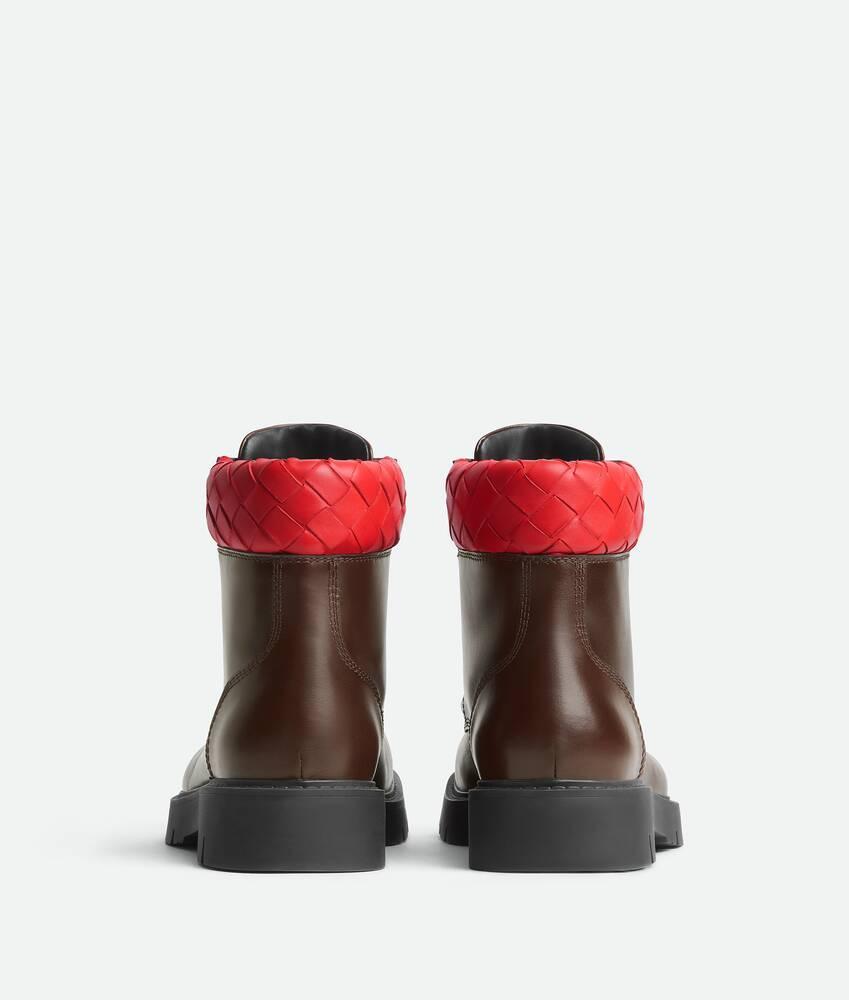 Men's Haddock Lace-Up Ankle Boot in Chocolate cherry/deep red Product Image