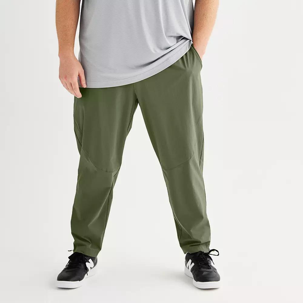 Big & Tall Tek Gear® Lightweight Pants, Men's, Size: XXL Tall, Army Bottle Product Image