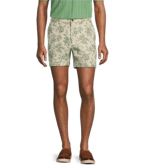 Murano From The Garden Collection Floral Jacquard 5.5#double; Inseam Shorts Product Image